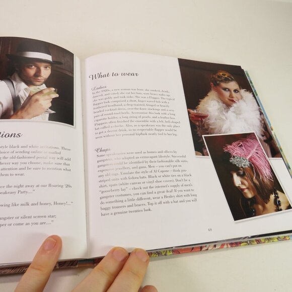 Style Me Vintage Tea Parties Hardback 8x8" 144pgs spans 1930s, 1940s, 1950s - Picture 8 of 16